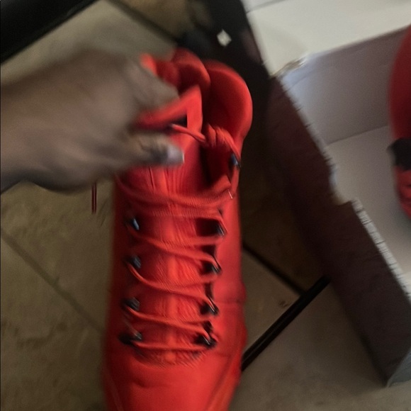 Red Air Jordan Basketball Shoes - Picture 8 of 16